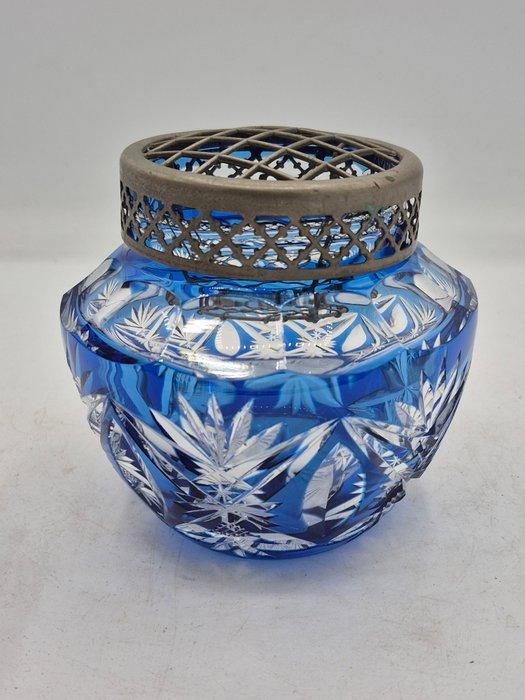 Val Saint Lambert - Vaas - pique fleurs - Kristal, Antiek en Kunst, Antiek | Glaswerk en Kristal