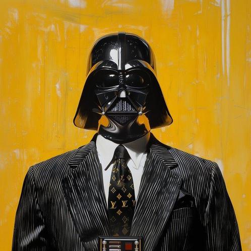 Artxlife - Pinstripe Darth Vader Vuitton (Job Interview), Antiquités & Art, Art | Peinture | Moderne