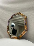 Spiegel- Franse met Elegante Bloemornamenten - Hout, Antiek en Kunst