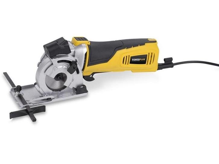 Powerplus POWX1365MB - Minicirkelzaag 600W - 3 zaagbladen -, Doe-het-zelf en Bouw, Gereedschap | Zaagmachines, Zo goed als nieuw
