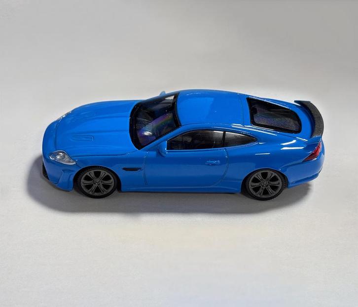 Schaalmodel Jaguar XKR-S (schaal 1:43, circa 10x4x3 cm, bla, Doe-het-zelf en Bouw, Gereedschap | Overige machines, Nieuw, Verzenden