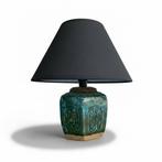 Lampe de table - Poterie chinoise antique - Faïence, Laiton,