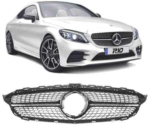 CALANDRE MERCEDES W205 AMG 14-18 CAMERA LOOK DIAMOND BLACK, Auto-onderdelen, Carrosserie, Verzenden