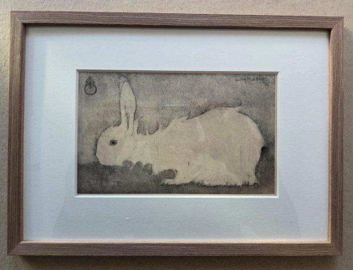 Jan Mankes (1889-1920) - Konijn., Antiek en Kunst, Antiek | Overige Antiek