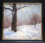 Léon Zeytline (1885-1962) - Paysage enneigé