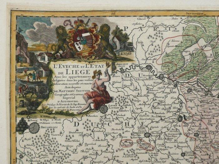 België - Liege, Maastricht, Limburg, Hasselt, Leuven; T.C., Livres, Atlas & Cartes géographiques