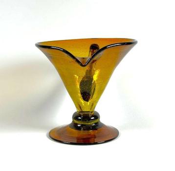 Murano - Vase - Vitre de Murano avec de petites bulles -
