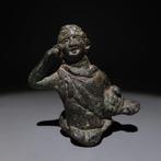 Romain antique Bronze Figurine de satyre. Ier-IIe siècle, Collections