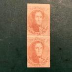 België 1849/1850 - Paar 40 cent Koning Leopold I type, Postzegels en Munten, Gestempeld