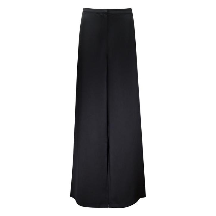 Senso • zwarte satijnen pantalon • 46, Kleding | Dames, Broeken en Pantalons, Zwart, Nieuw, Maat 46/48 (XL) of groter, Verzenden