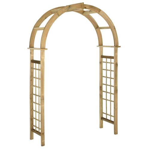 vidaXL Tuinboog geïmpregneerd grenenhout groen, Tuin en Terras, Palen, Balken en Planken, Nieuw, Verzenden
