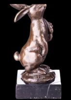 Milo - Figure - Bronze Figur Osterhase - Bronze, Marbre, Antiquités & Art