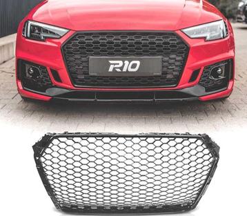 Calandre Pour Audi A4 B9 15-19 Look Rs Noir Brillant, Verzenden
