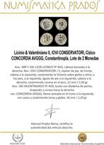 Empire romain. Licinio & Valentiniano II. Antoninianus IOVI