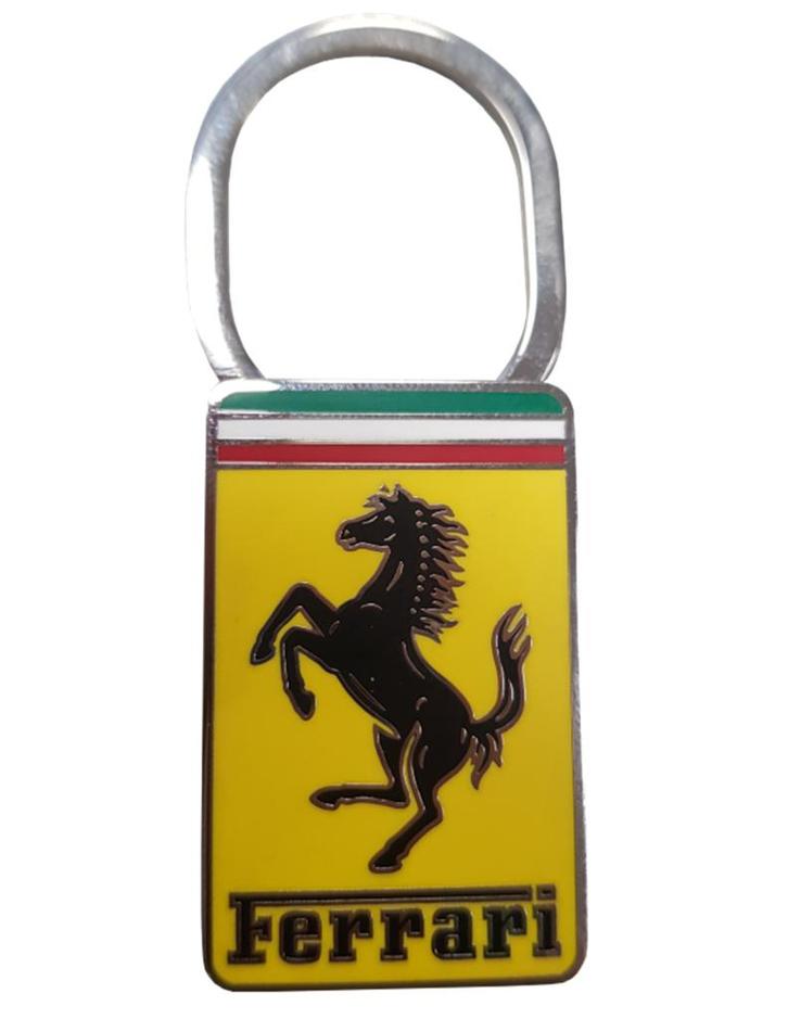 FERRARI ENAMEL CLOISSONÉ CAVALLINO SLEUTELHANGER JAREN 2000, Verzamelen, Automerken, Motoren en Formule 1, Ophalen of Verzenden