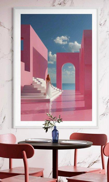 La Chibroneuse - Pink Utopia - XL, Antiek en Kunst, Kunst | Schilderijen | Modern