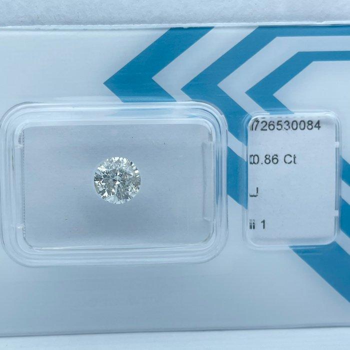 Zonder Minimumprijs - 1 pcs Diamant (Natuurlijk) - 0.86 ct -, Handtassen en Accessoires, Edelstenen