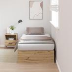 vidaXL Opslagbed Artisan Eik 100x200 cm, Verzenden, Nieuw