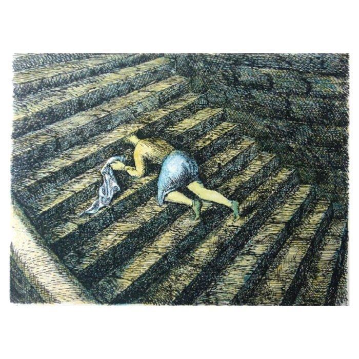 Roland Topor (1938-1997) - Lescalier, Antiek en Kunst, Antiek | Overige Antiek