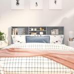 vidaXL Armoire de tête de lit Sonoma gris 180x19x103,5, Maison & Meubles, Chambre à coucher | Lits, Neuf, Verzenden