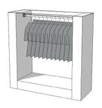 *TIP*  Glossy middenunit kledingrek R-PR-005, Zakelijke goederen, Kantoor en Winkelinrichting | Winkel en Inventaris, Ophalen of Verzenden