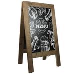 Krijtstoepbord Steigerhout 75x135 cm, Zakelijke goederen, Verzenden