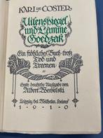 FINE PRESS; Karl (Charles) de Coster/ Hugo Steiner-Prag -, Antiek en Kunst