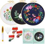 2dekans | Happy Goods Borduurpakket Bloemen en Vogels -, Boeken, Ophalen of Verzenden, Nieuw