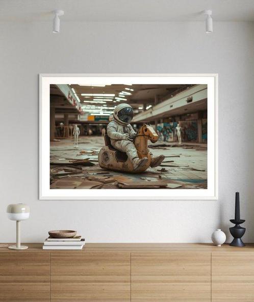 Rudy barret - Ghost Mall Cowboy - XL, Antiek en Kunst, Kunst | Schilderijen | Modern