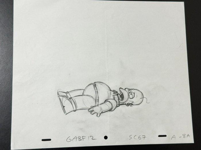 Gracie Films - Originele animatietekening van Homer Simpson,, Cd's en Dvd's, Dvd's | Tekenfilms en Animatie