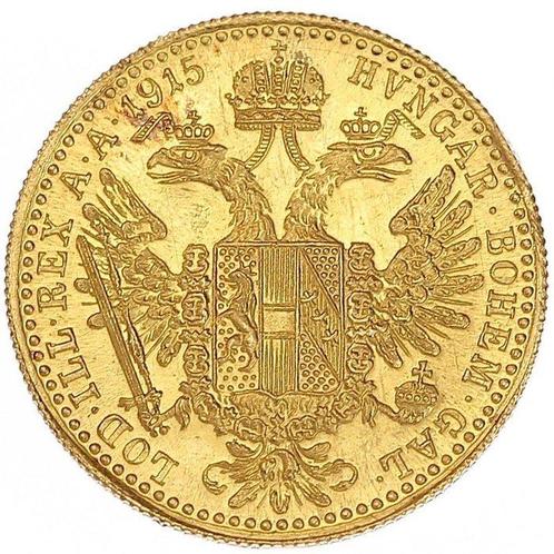 3,49 grams - Goud .980 - Ducat Austria 1915 - 986‰, Postzegels en Munten, Edelmetalen en Baren