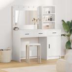 vidaXL 2-delige Dressoir Set met LED in Wit Geengineerd Hout, Huis en Inrichting, Verzenden, Nieuw