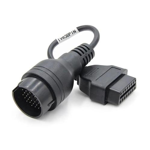 Iveco 38 Pins OBD1 - 16 Pins OBD2 Verloopkabel Bestelauto, Auto diversen, Autogereedschap, Verzenden
