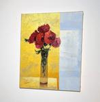 Stéphane Bulan (1954) - Bouquet de coquelicot, Antiek en Kunst