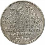 Tchécoslovaquie. Historical Medal 1935 President Tomáš, Postzegels en Munten