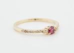 Zonder Minimumprijs - Ring 14 kt. - 0.34ct. tw. Robijn, Nieuw