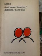 De uitvreter / Titaantjes / Dichtertje / Mene Tekel Nescio, Verzenden, Nescio