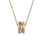 Bvlgari - Collier - 18 carats Or rose - Diamant