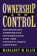 Ownership And Control 9780815709473 Margaret M. Blair, Verzenden, Margaret M. Blair