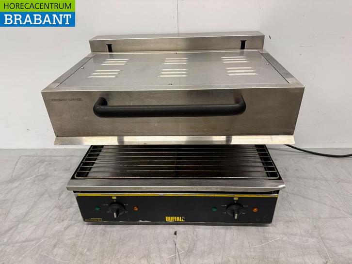 RVS Buffalo Salamander Grill 60 cm 230V Horeca, Articles professionnels, Horeca | Équipement de cuisine, Enlèvement ou Envoi