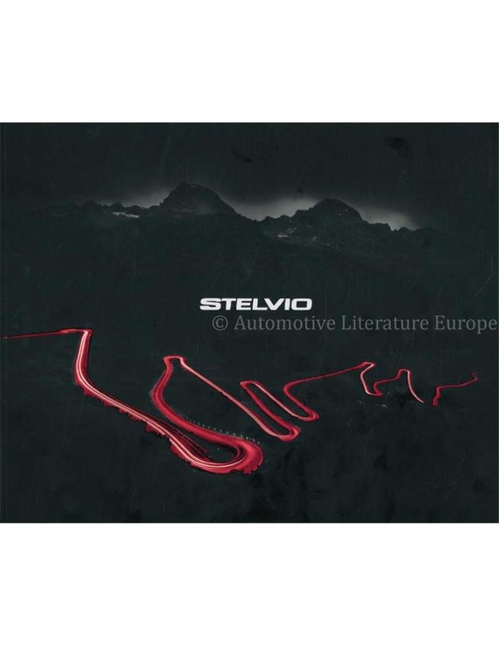 2017 ALFA ROMEO STELVIO BROCHURE ENGELS, Boeken, Auto's | Folders en Tijdschriften