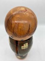 Sculpture, Traditional craft kokeshi dolls - 24 cm - Bois