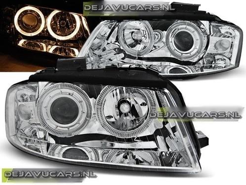 Koplampen met Angel Eyes voor Audi A3 8P, Auto diversen, Tuning en Styling, Ophalen of Verzenden