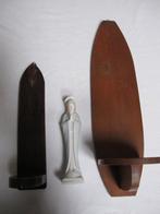 Wandtafel (3) - Art Deco houten consoles en porseleinen