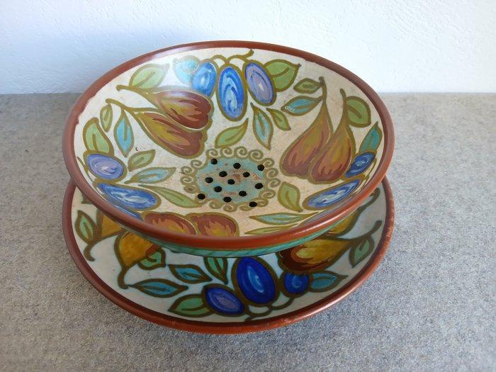 Plateelbakkerij Zuid-Holland - Kom - Gouda plateel, Antiek en Kunst, Kunst | Designobjecten