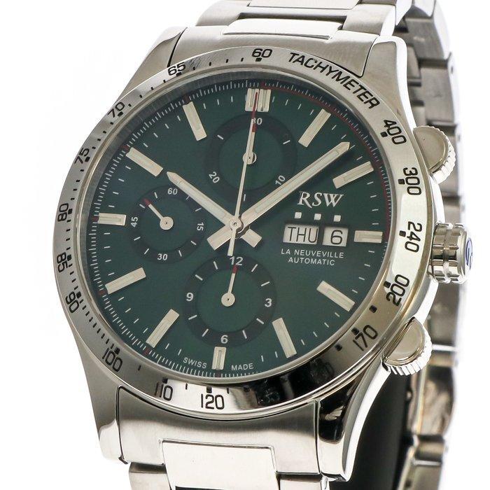 RSW - La Neuveville Sport Valjoux - RSWA130-SS-12 - Homme -, Handtassen en Accessoires, Horloges | Heren