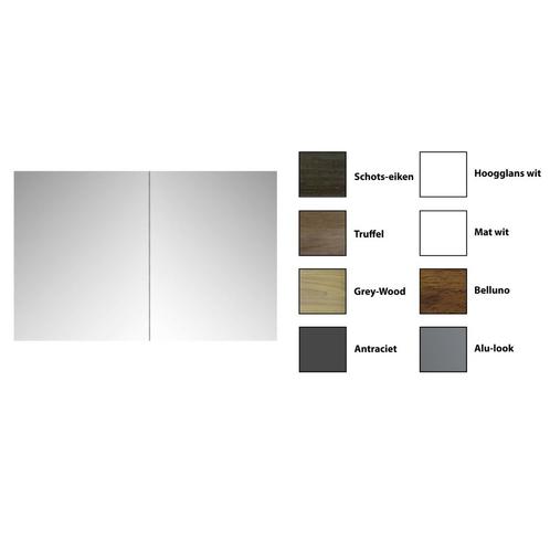 Spiegelkast Sanicare Qlassics 70 cm 2 Deuren Hoogglans Wit, Doe-het-zelf en Bouw, Sanitair, Bad, Nieuw, Chroom, Ophalen of Verzenden