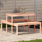 vidaXL Picknicktafel 110x134x75 cm massief douglashout, Verzenden, Nieuw