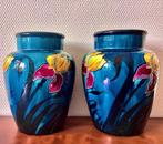 Vaas (2) - Keramiek - Paar vazen art déco, Antiek en Kunst