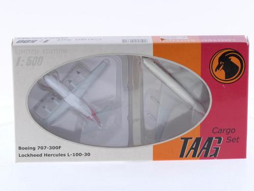 Schaal 1:500 Herpa 513715 TAAG Angola Airlines Cargo Boei..., Hobby en Vrije tijd, Modelbouw | Vliegtuigen en Helikopters, Zo goed als nieuw